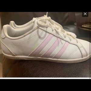 Pink ADIDAS stellas size 8